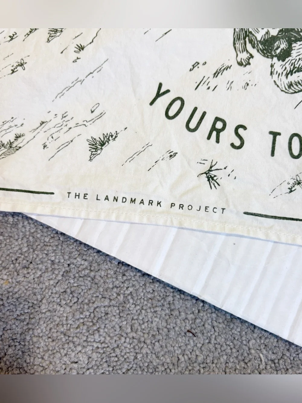 The Landmark Project Protect Our Forests Bandana Handkerchief Smokey The Bear